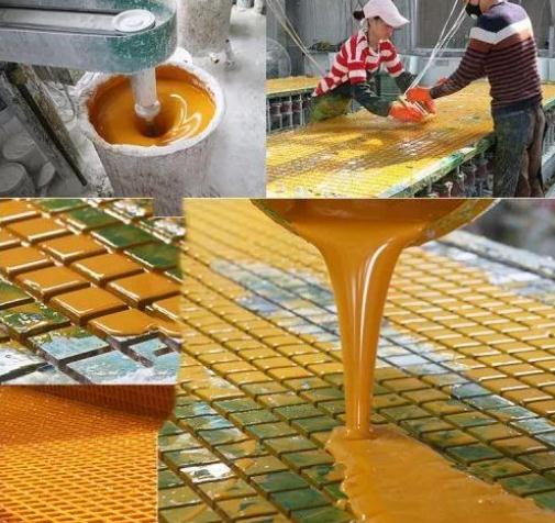 Raw material for produce fiberglass grating