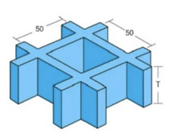FRP Grating Mesh Size3
