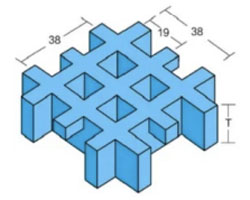 FRP Grating Mesh Size4