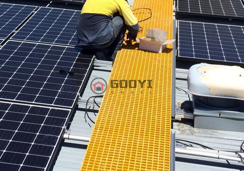 Solar Walkway FRP Grating5 Solar Walkway FRP Grating5